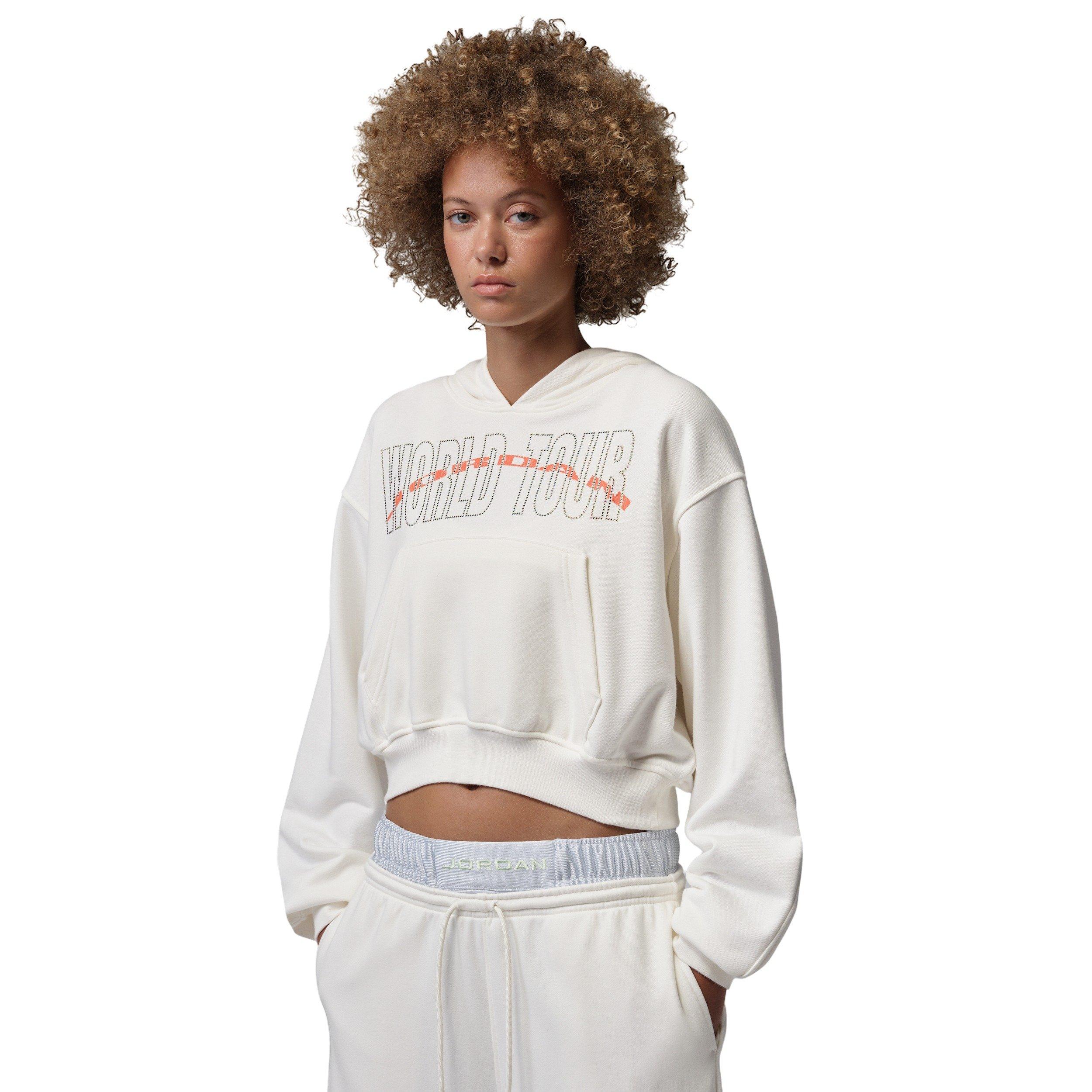 Jordan Women's Brooklyn Fleece Cropped Pullover Hoodie